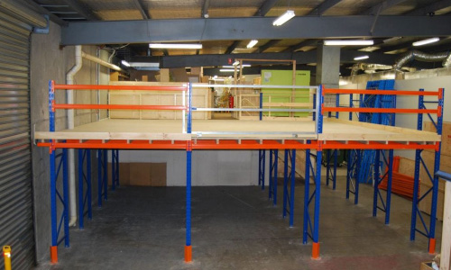 Rack Supported Mezzanine Floor
